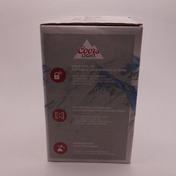 Coors Light The Silver Bullet Cold Lock Lid with "Steve" Engraved on It - Picture 2 of 13